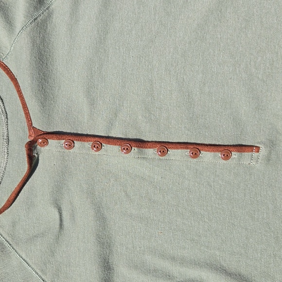 Lauren Jean Company Green Shirt with Buttons. Gorpcore Size 2XL Womens - Picture 3 of 5